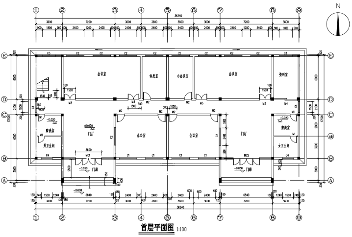 首层平面图