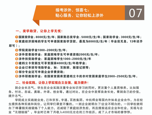 信阳涉外学院2020年高职单招招生简章